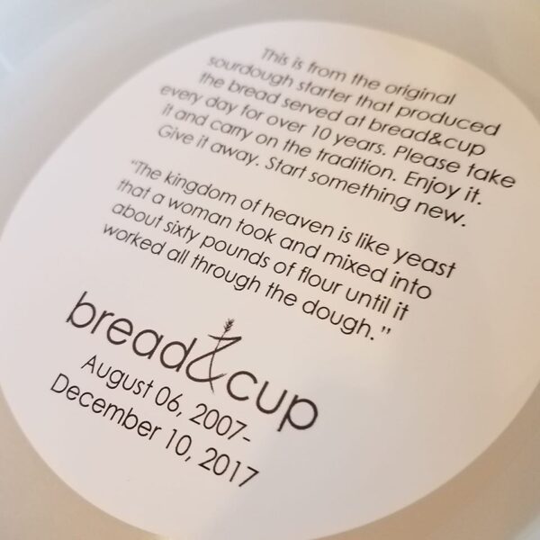 The Original b&c Sourdough Starter